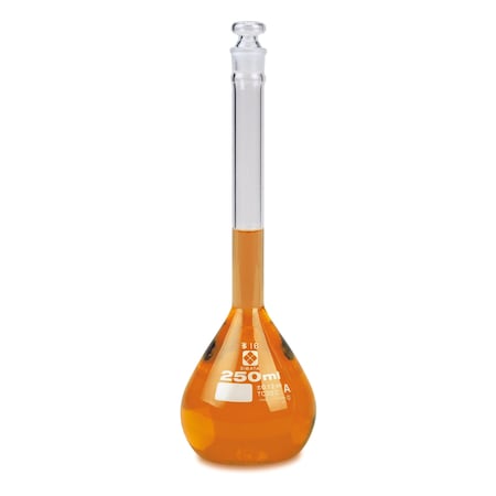 Glass Volumetric Flasks,w/Tapered,PK 4