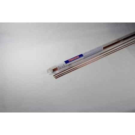 Low Fume Brnz,Flux Coat Rod,1/4X36,10lb