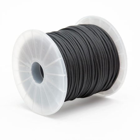 5/32 In. X 400 Ft. Black Nylon Paracord 550 Rope - Type III Mil-Spec