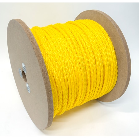 1/2 In. X 250 Ft. Yellow Hollow Core Polypropylene Barrier Rope