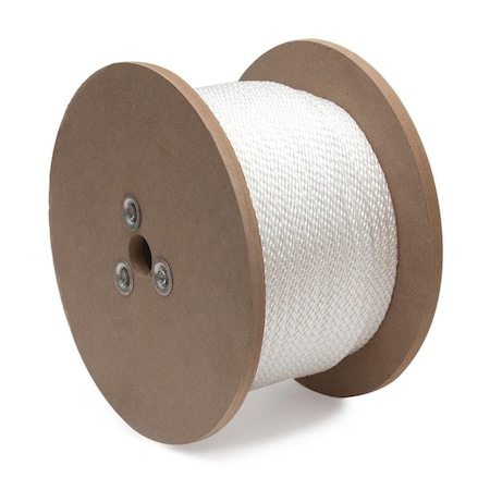 3/16 In. X 500 Ft. White Smooth Braid Nylon Rope