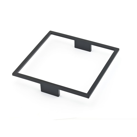 6 5/16 In (160 Mm) Center-to-Center Matte Black Contemporary Cabinet Pull