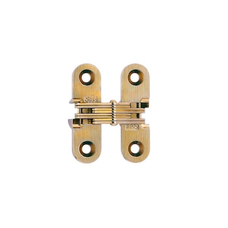1 34inch 45 Mm X 12inch 13 Mm Full Mortise Concealed Hinge, Satin Brass