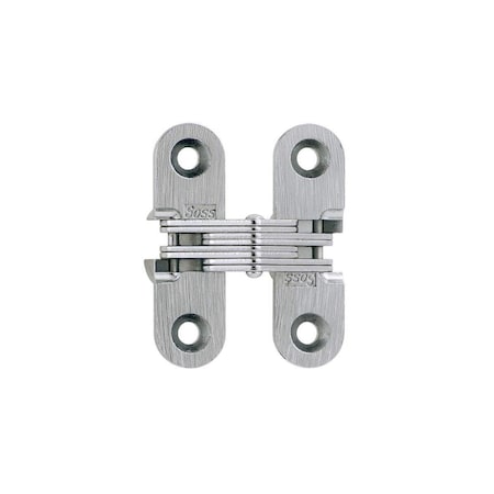 1 916inch 39 Mm X 12inch 13 Mm Full Mortise Concealed Hinge, Satin Chrome