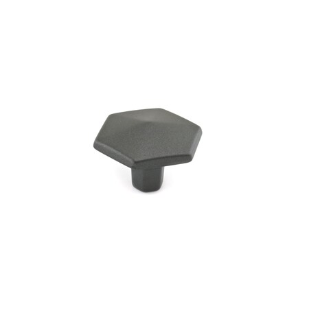 1 1/2 In (38 Mm) Graphite Transitional Cabinet Knob