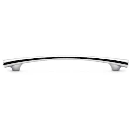 8 13/16 In (224 Mm) Center-to-Center Chrome Contemporary Drawer Pull