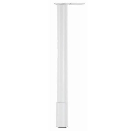 Adjustable Table Leg, 25 5/8 In (650 Mm), White