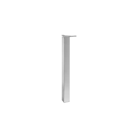 Adjustable Square Leg, 27 3/4 In (705 Mm), Stainless Steel, PK 4