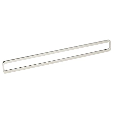 12 5/8 In (320 Mm) Center-to-Center Polished Nickel Contemporary Cabinet Pull