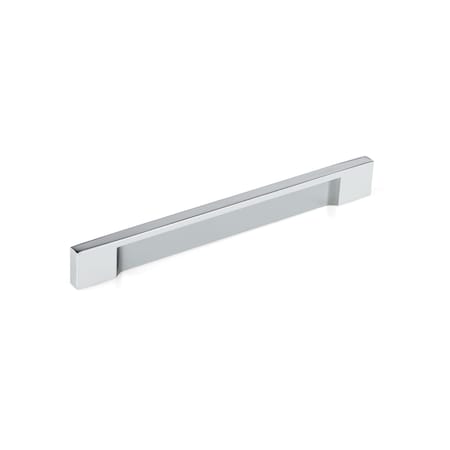 6 5/16 In (160 Mm) Center-to-Center Chrome Contemporary Drawer Pull