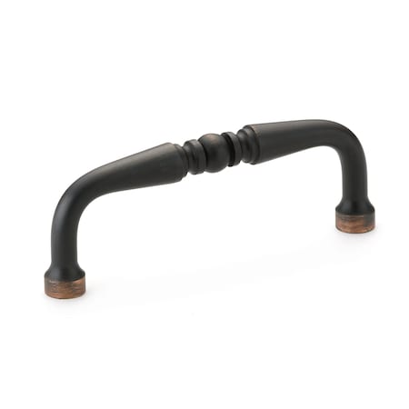 3 In. (76 Mm) Center-to-Center Brushed Oil-Rubbed Bronze Traditional Drawer Pull