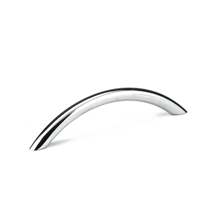 3-3/4 In. (96 Mm) Center-to-Center Chrome Contemporary Drawer Pull