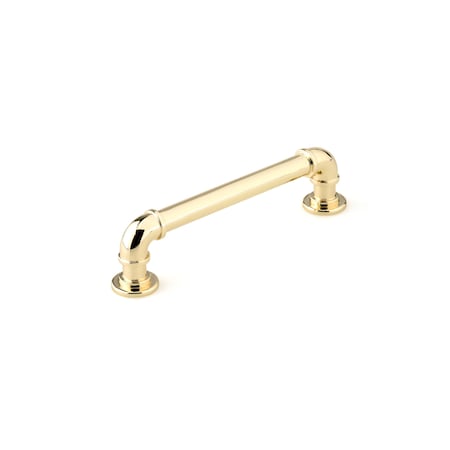 5 1/16 In (128 Mm) Center-to-Center Brass Eclectic Drawer Pull