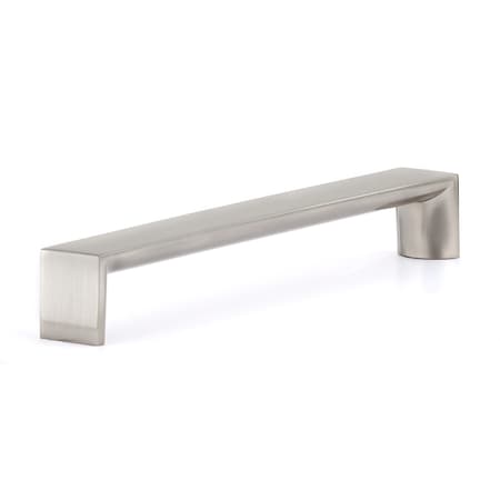 6-5/16 In. (160 Mm) Center-to-Center Brushed Nickel Contemporary Drawer Pull