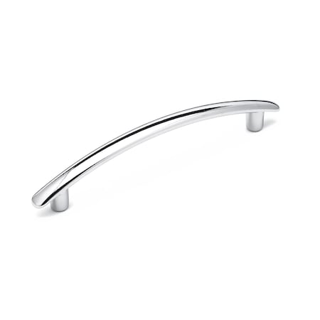 3-3/4 In. (96 Mm) Center-to-Center Chrome Contemporary Drawer Pull