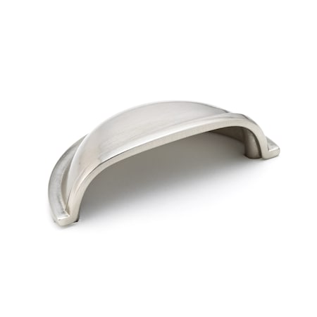 3 In (76 Mm) Center-to-Center Brushed Nickel Traditional Drawer Pull