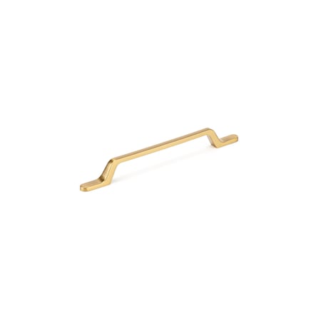6 5/16 In (160 Mm) Center-to-Center Aurum Brushed Gold Contemporary Cabinet Pull