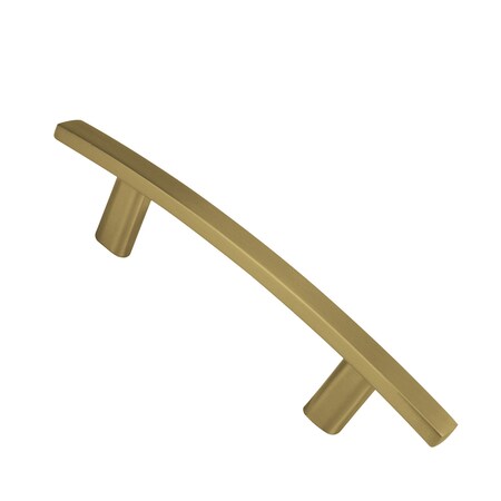 3 In (76 Mm) Center-to-Center Satin Brass Transitional Cabinet Pull