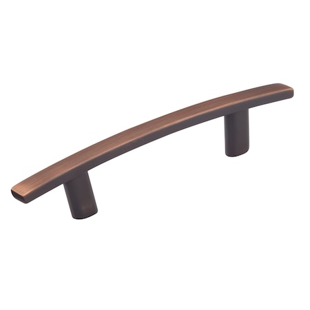 3 In. (76 Mm) Center-to-Center Brushed Oil-Rubbed Bronze Transitional Drawer Pull