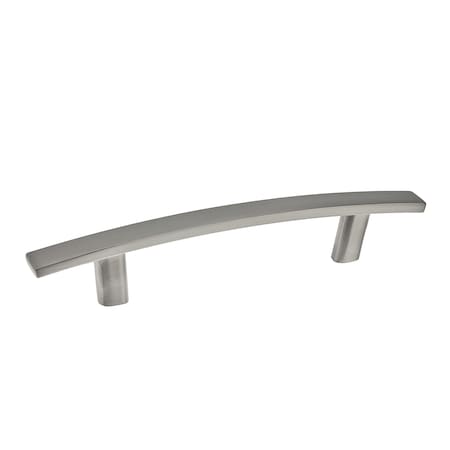 3 3/4 In (96 Mm) Center-to-Center Brushed Nickel Transitional Cabinet Pull