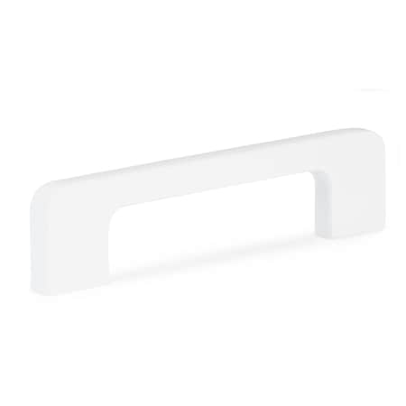 3 3/4-inch To 5 1/16-inch (96 Mm To 128 Mm) Center To Center White Contemporary Cabinet Pull