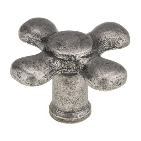 3 1/16 In (78 Mm) Pewter Eclectic Cabinet Knob