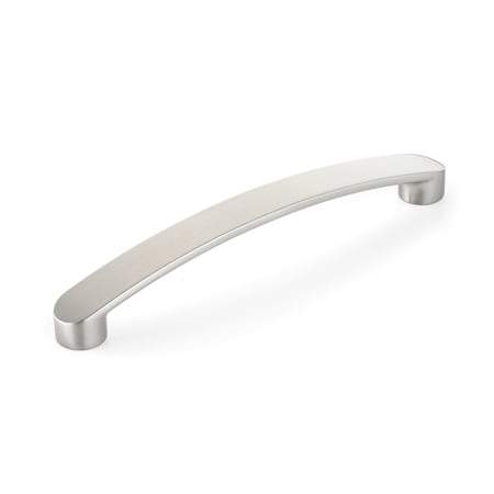 6-5/16 In. (160 Mm) Center-to-Center Brushed Nickel Contemporary Drawer Pull