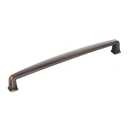 7-9/16 In. (192 Mm) Center-to-Center Brushed Oil-Rubbed Bronze Transitional Drawer Pull
