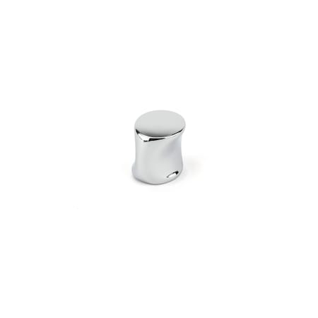 1 3/16-inch (30 Mm) X 7/8-inch (22 Mm) Chrome Contemporary Cabinet Knob