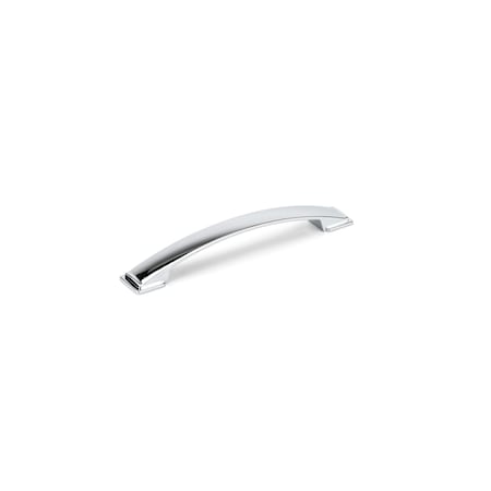 6 5/16 In (160 Mm) Center-to-Center Chrome Contemporary Cabinet Pull