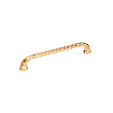 7 9/16-inch (192 Mm) Center To Center Aurum Brushed Gold Transitional Cabinet Pull