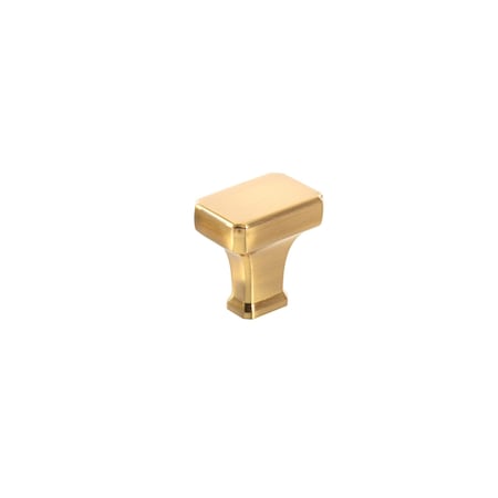 1 3/16-inch (30 Mm) X 25/32-inch (20 Mm) Aurum Brushed Gold Transitional Cabinet Knob