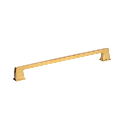 18-inch (457 Mm) Center To Center Aurum Brushed Gold Traditional Cabinet Pull