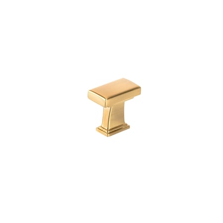 1 1/8-inch (28 Mm) X 5/8-inch (16 Mm) Aurum Brushed Gold Transitional Cabinet Knob