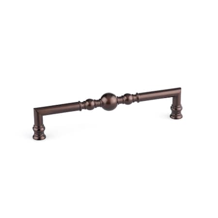 7-9/16 In. (192 Mm) Center-to-Center Honey Bronze Traditional Drawer Pull