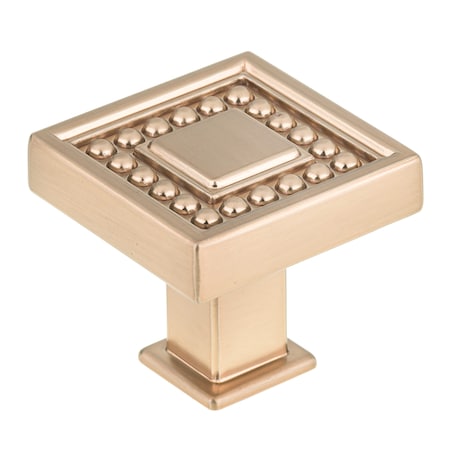 1 5/16 In (33 Mm) X 1 5/16 In (33 Mm) Champagne Bronze Transitional Cabinet Knob