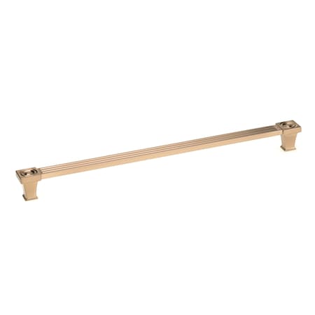 12-5/8 In. (320 Mm) Center-to-Center Champagne Bronze Transitional Drawer Pull