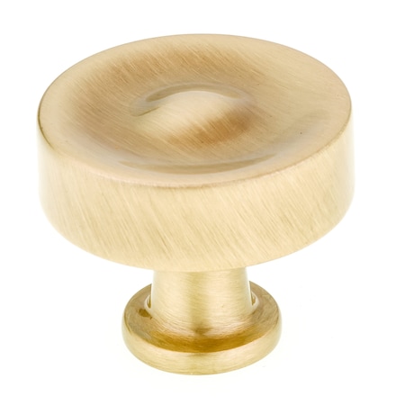 1 3/8 In (35 Mm) Satin Brass Traditional Cabinet Knob