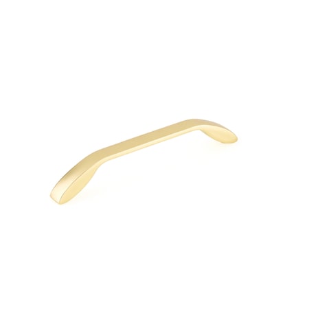 6 5/16 In (160 Mm) Center-to-Center Brushed Gold Contemporary Drawer Pull