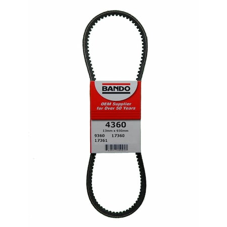 RPF Precision Engineered Raw Edge Cogged V-Belt - Power Steering, 4360