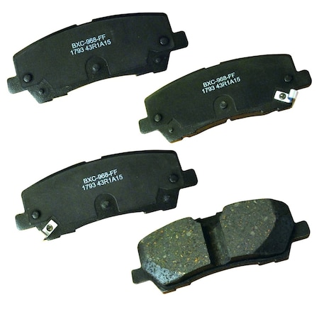 Disc Brake Pad Set 2015-2017 Ford Mustang, SBC1793, Rear