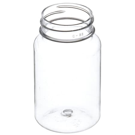 100 Cc Clear PET Plastic Round Packer Bottle 38-400 Neck Finish