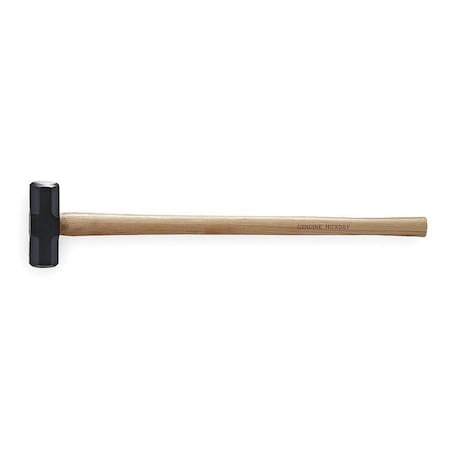 8 Lb Sledge Hammer, 35 1/8 In L Hickory Handle, Steel Head