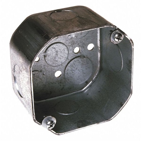 Electrical Octagon Box, 21.5 Cu. In., 2 Gang