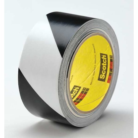 Marking Tape,Roll,3In W,Black/White,PK12