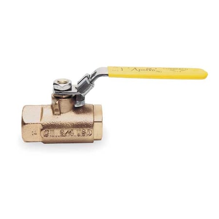 1-1/4 FNPT Bronze Ball Valve Inline