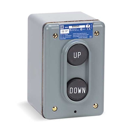 Push Button Control Station,2NO,Up/Down