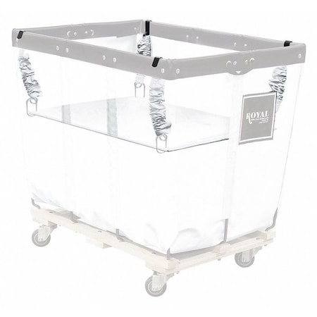 Basket Truck Spring Lift, 12 Bu, White