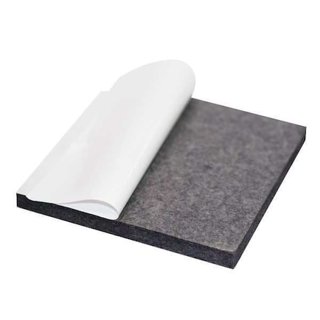 Felt Sheet,F3,1/4 In Thick,12 X 12 In
