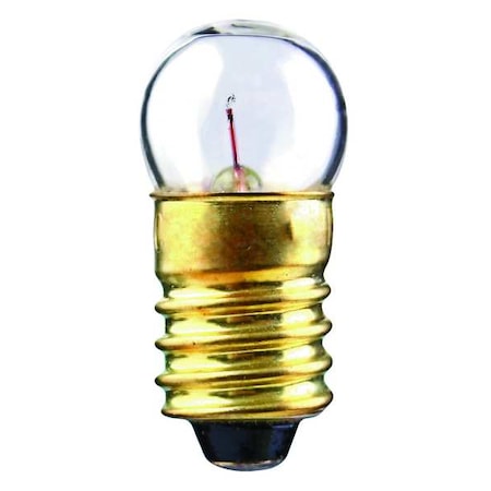 Miniature Lamp,233,0.6W,G3 1/2,2.3V,PK10